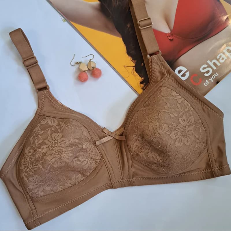 High Quality Soft Net Bra, product photograph.