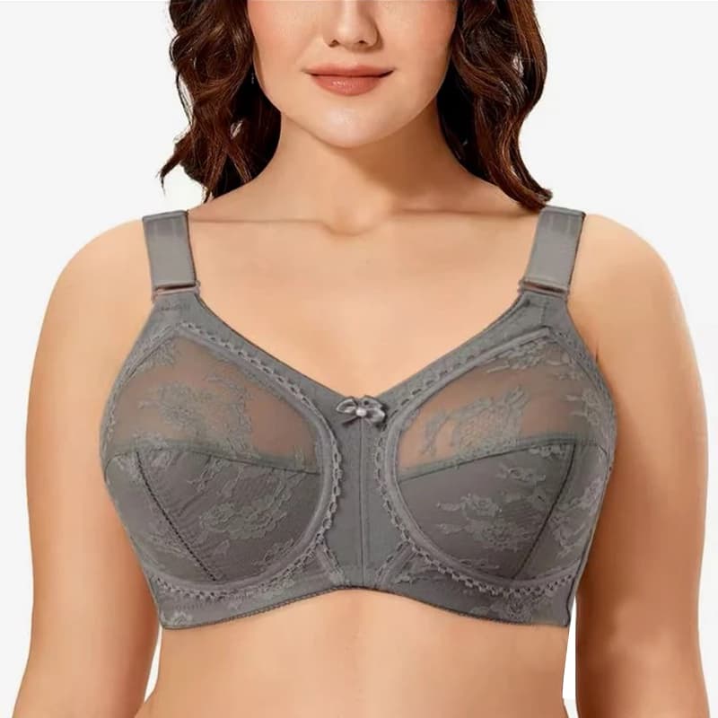 Doreen Half Lining Net Bra, product photograph.