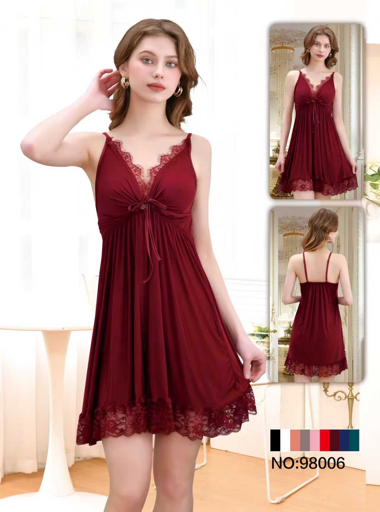 Silky Babydoll Nighty, product photograph.