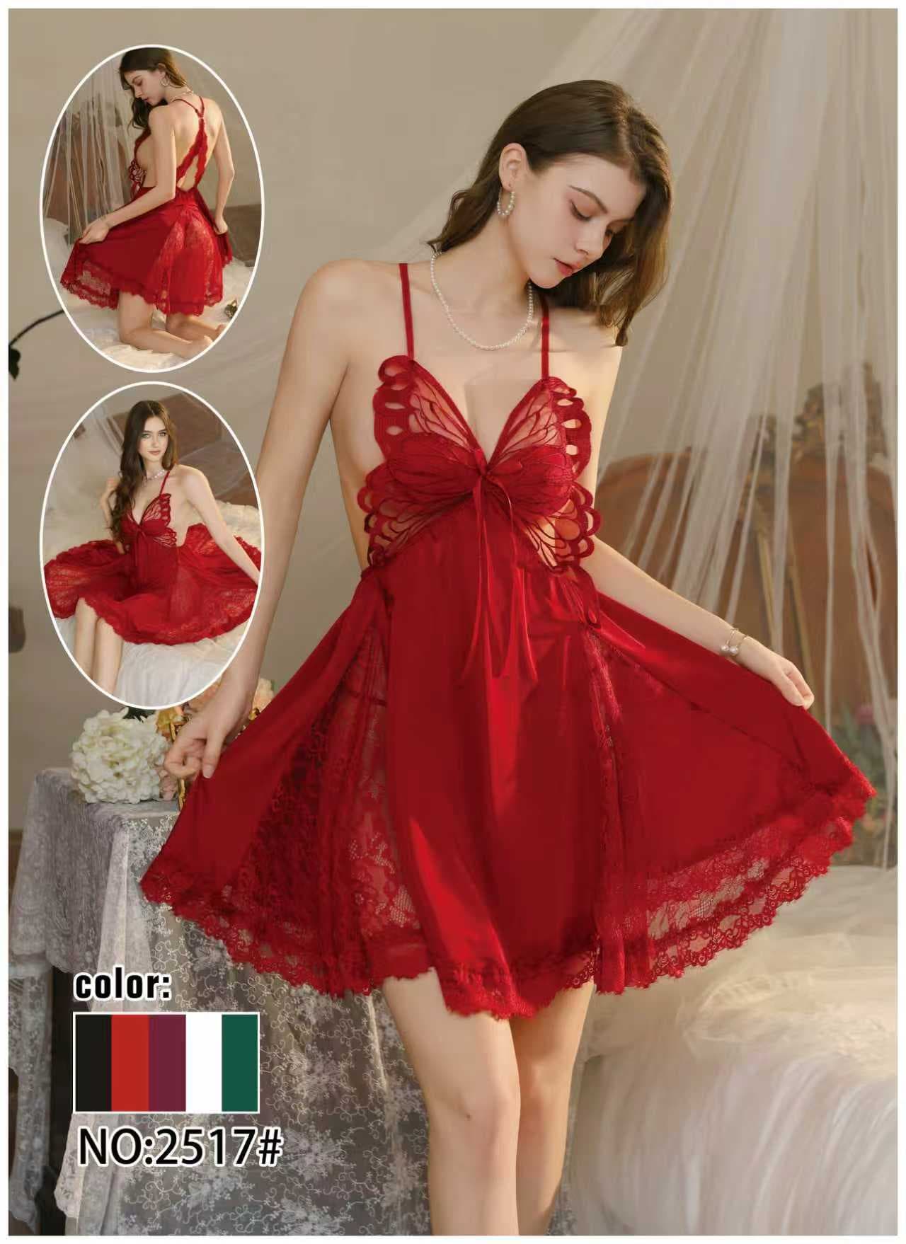 Butterfly Babydoll Nighty, product photograph.