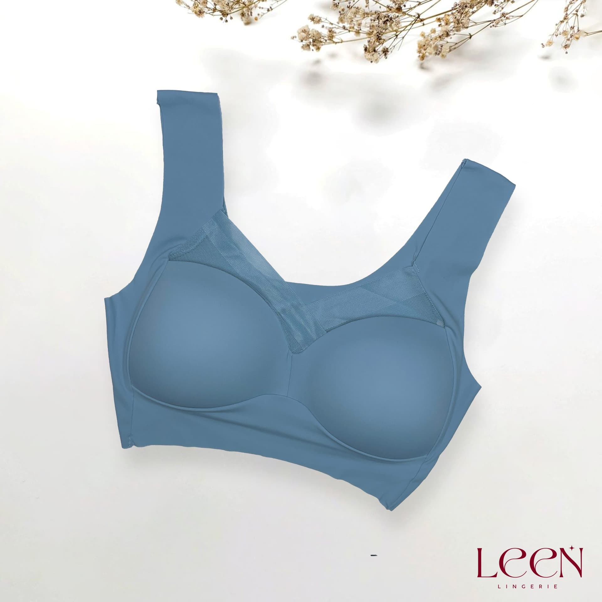 Seamless Soft Comfort Bra Set, product photograph.