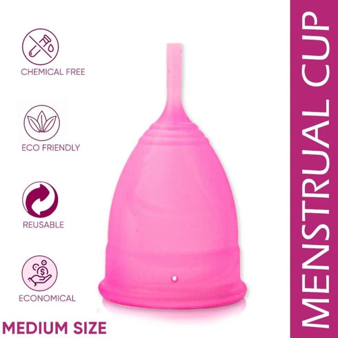 Menstrual Cup, product photograph.