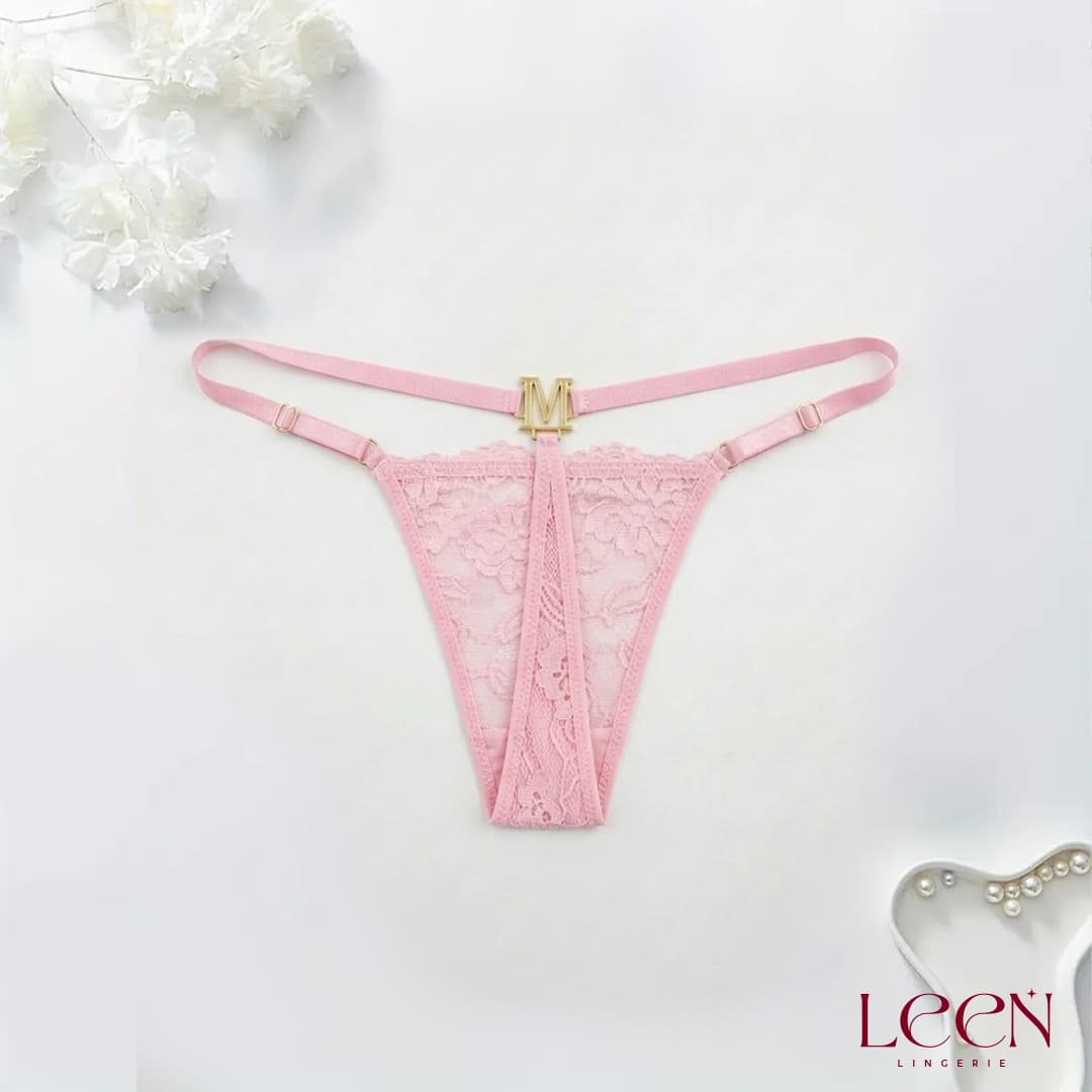 Premium Thin Strap Net Panty, product photograph.